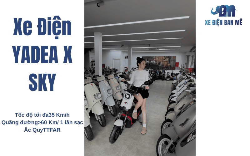 Xe máy điện YADEA X-Sky