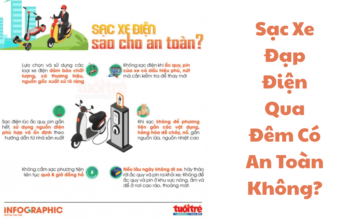 Sạc Xe Đạp Điện Qua Đêm