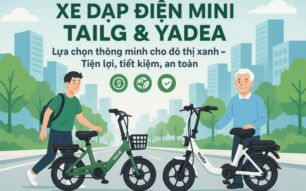 Xe Đạp Điện Mini Tailg & Yadea