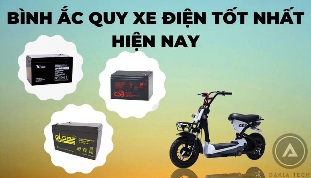 Bình ắc quy xe đạp điện chính hãng