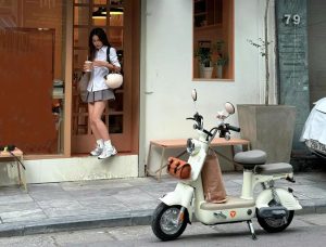 xe đạp điện nữ nhẹ nhàng.